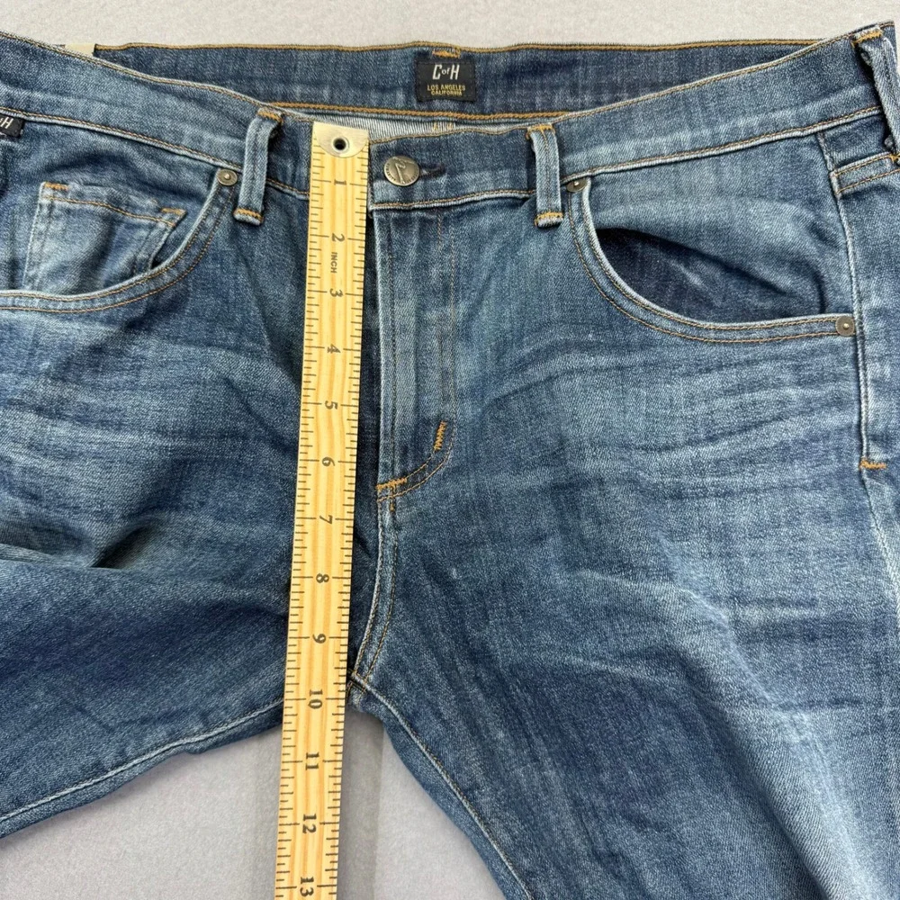 Citizens of Humanity Emerson Slim Boyfriend Jeans Medium Wash Blue Denim 36